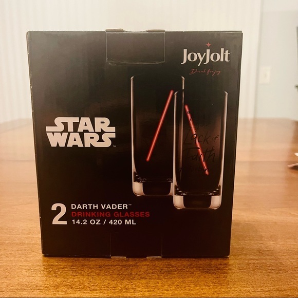 - NWT Star Wars Darth Vader Tall Glasses - Set of 2 - Picture 7 of 9